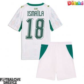 Senegal Ismaila Sarr #18 Dětské Domácí dres komplet MS 2026 Krátký Rukáv (+ trenýrky)